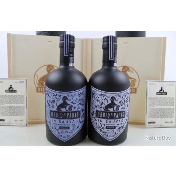 Coffret 2 bouteilles GIN sauvage Druid of Paris