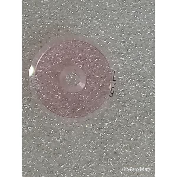 Insert guidon transparent taille 2,9 plastique Ansch�tz