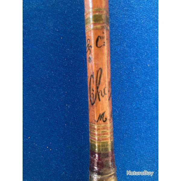 Canne Mouche Bambou Refendu Joseph Chaumont et compagnie ann�es 30 - 40