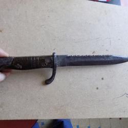 baionnette allemande dent de scie WW1