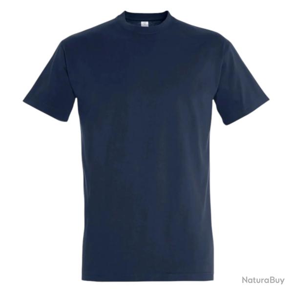 T shirt marine coton manches courtes | TM amp Outdoor