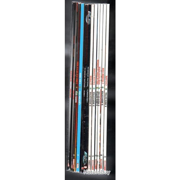 x-men extra , x men et divers titres x-men s�ries lot de 12 livres marvel france , comic's