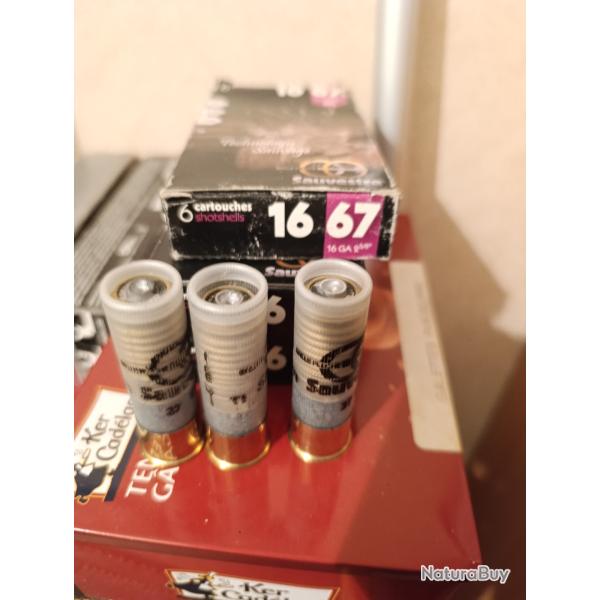 Cartouche sauvestre calibre 16/67