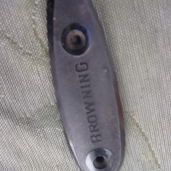 plaque de couche marque Browning