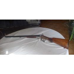 Tr&egrave;s beau fusil ancien percussion centrale cal 16.65 clef sous pontet