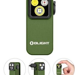 Olight Oclip Pro GREEN | Lampe gilet tactique 500 lm & lumi&egrave;re rouge