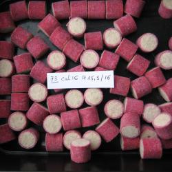 73 Bourres feutre rose cal 16