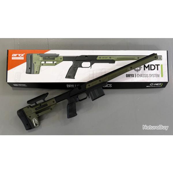 Chassis Oryx pour Rem 700 SA - Od Green + CHARGEUR 10 COUPS ACIER