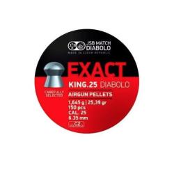 Plombs JSB 6,35 Exact King / 1.645g 25,39grs Boite de 150 pcs