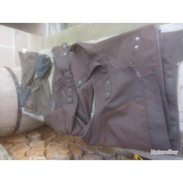 Cuissard jambi�res solognac , plus paire de gu�tres browning