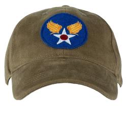 Casquette Kaki bross&eacute;e USAAF