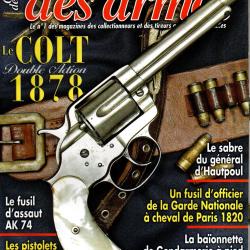 gazette des armes 401, colt d.a.1878, ak 47, le r&eacute;volver de verlaine liege, poignard m 3 &eacute;tui