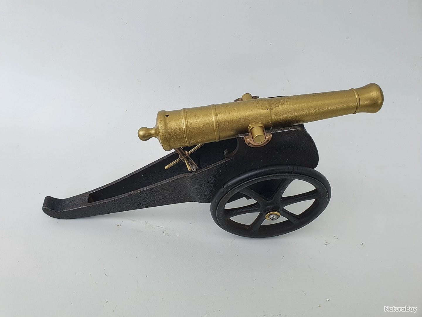Maquette Ancienne De Canon De Marine En Bronze - XIXe Siècle - Pièce Rare