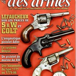 gazette des armes 403, pistolet auguste francotte , baionnette s84/98, syst&egrave;me dreyse,