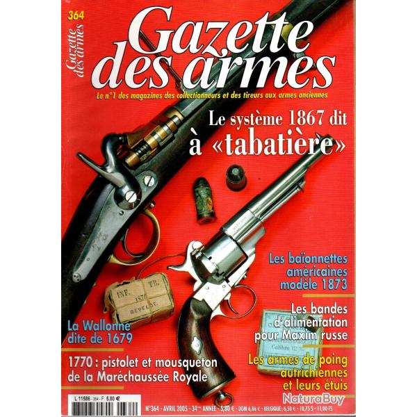 gazette des armes 364 syst�mez 1867 � tabati�re, armes de poing autrichiennes et �tuis , sten part 9