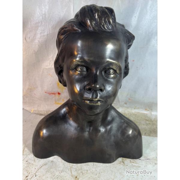 Sculpture bronze - La Petite Ch�telaine d'apr�s Camille Claudel  cire perdue