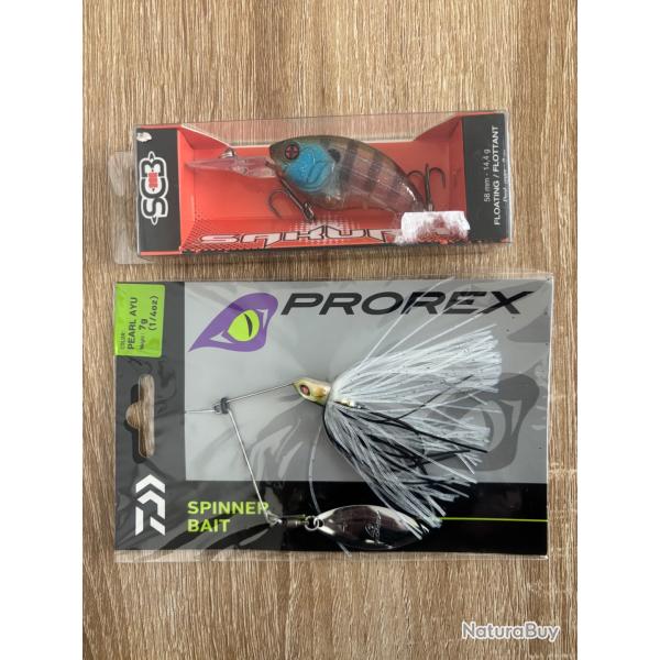 Spinnerbait + crank sakura