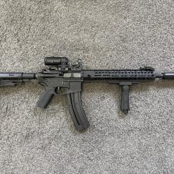 "PACK" Carabine HAMMERLI TAC-R1 Calibre 22 Lr + Point rouge + Loupe + Silencieux + Poign&eacute;e