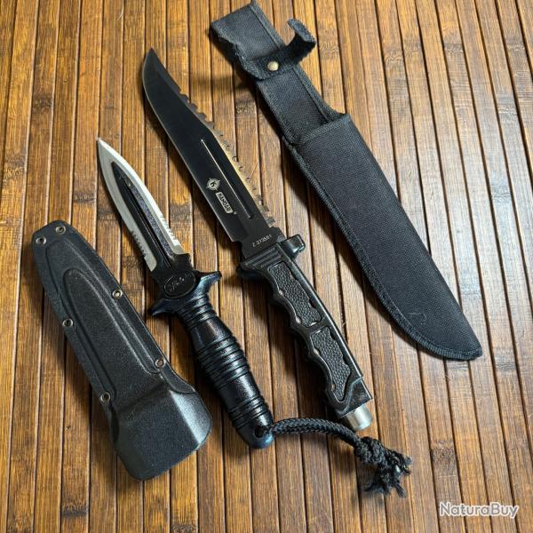 LOT DE DEUX COUTEAUX DONT DAGUE HERBERTZ