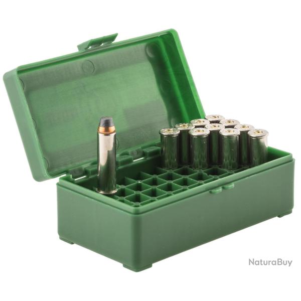 Boite de rangement de 50 Cartouches Cal.357Mag