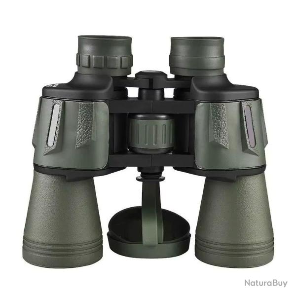 Jumelles 20X50 HD Prisme BAK4 Kaki lentilles FMC vision faible lumi�re champ large