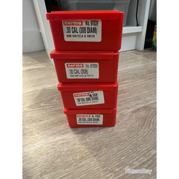 Ogive CAL 30 norma oryx 200gr