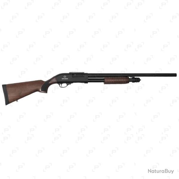 FUSIL A POMPE SUHLBERG ST-101 CAL 12/76 61 CM BOIS DROITIER 5 COUPS