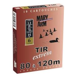 Cartouches MARY TIR EXTREME 80-120M calibre12/70 35g bourre jupe n&deg;4 laitonn&eacute; x10