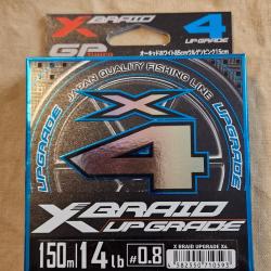 Tresse XBRAID UPGRADE X4 PE 0.8 150m - HILMAR SUPER DESTOCK !!!
