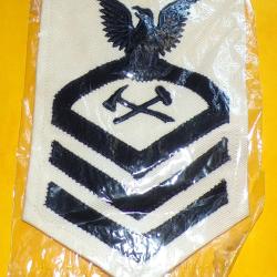 ARMEE AMERICAINE U.S : TISSU&nbsp; DE L' U.S NAVY , POMPIERS ??  , BON ETAT VOIR PHOTOS&nbsp; . POUR TOUT RENS