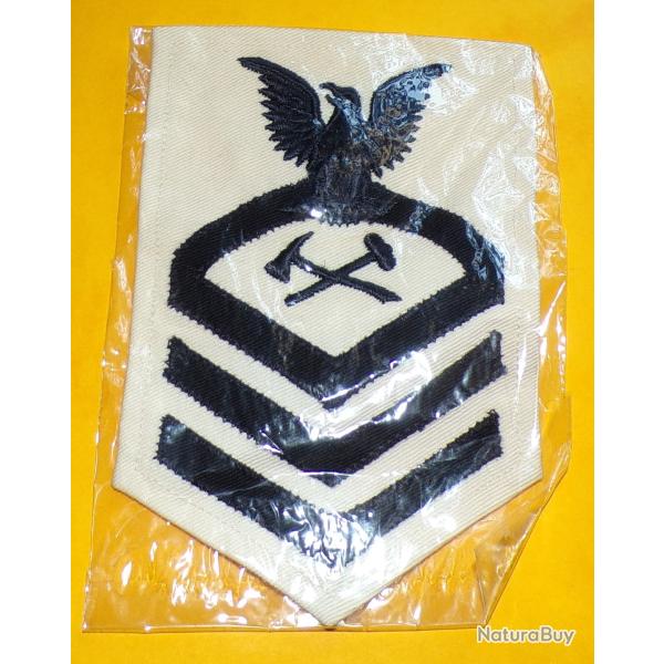 ARMEE AMERICAINE U.S : TISSU� DE L' U.S NAVY , POMPIERS ??  , BON ETAT VOIR PHOTOS� . POUR TOUT RENS