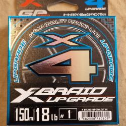 Tresse XBRAID UPGRADE X4 PE 1 150m vert - HILMAR SUPER DESTOCK !!!