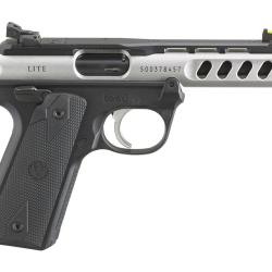 RUGER  - PISTOLET MARK IV 22/45 LITE .22LR 4.40" 10CPS GRIS ANODISE 1/2-28" FILE (2C) - DESTOCKAGE