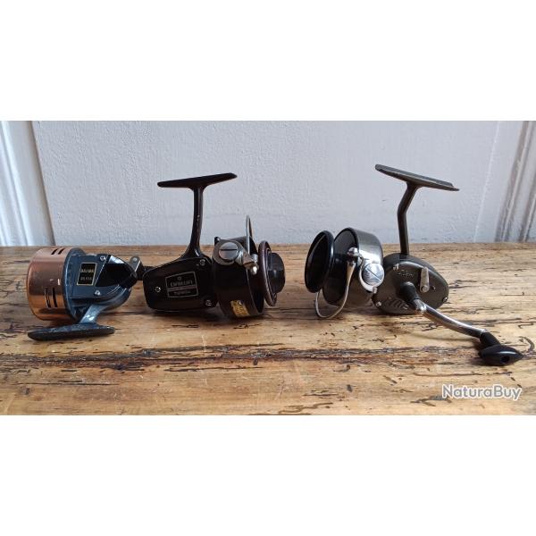 Lot de 3 anciens moulinets
