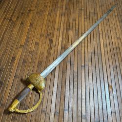 &Eacute;P&Eacute;E D'OFFICIER SUP&Eacute;RIEUR CLAVIER A L'EFFIGIE DE LA D&Eacute;ESSE DE LA GUERRE ATHENA