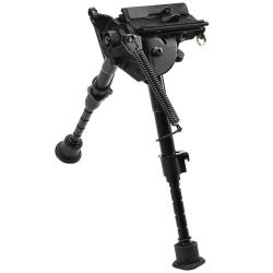 Bipied Pisteurs SBD en acier noir taille r&eacute;glable 6"-9"
