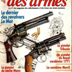 gazette des armes 371 le mat, fusil de rempart 1840, pistolet royal carabinier 1771, pistolet de poc