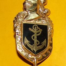Gendarmerie Maritime, ancre, fond noir, dos guilloch&eacute; embouti, FABRICANT DRAGO PARIS  ,HOMOLOGATION