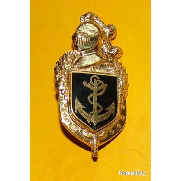Gendarmerie Maritime, ancre, fond noir, dos guilloch� embouti, FABRICANT DRAGO PARIS  ,HOMOLOGATION
