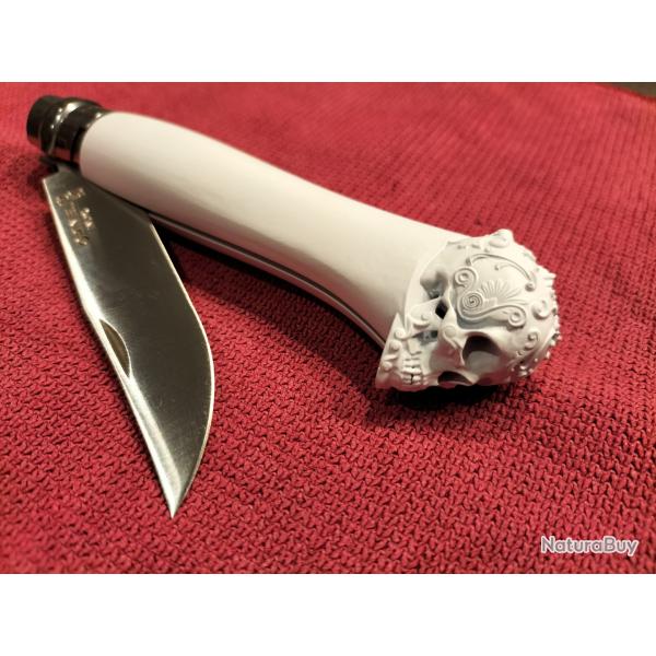 Couteau de poche pliant avec manche customiser