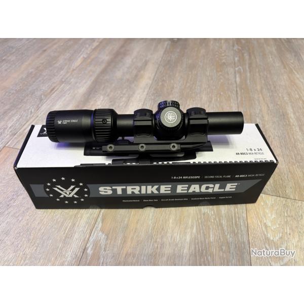 Vortex Strike Eagle 1-8x24 + montage monobloc