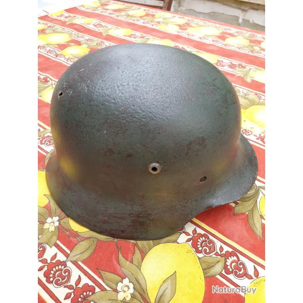 Coque de casque allemand WW2 M40 ET64.