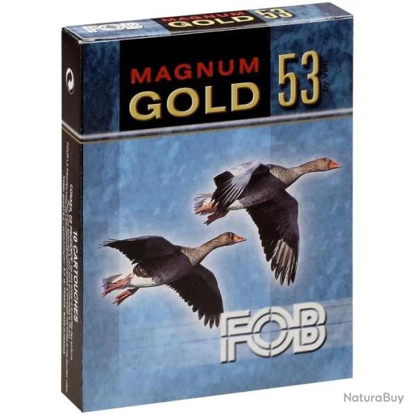 Cartouches FOB GOLD 53 MAGNUM calibre 12 76 53g x10