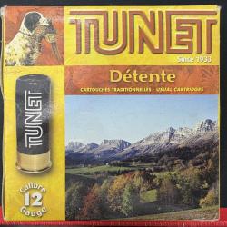 Cartouches TUNET DETENTE calibre 12/67 32g n&deg;8 x25