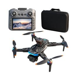 Drone A14 Pro Max 4K/8K GPS Brushless Triple Cam&eacute;ra &Eacute;cran 4.3" FPV 3000m Pliable avec 3 Batteries