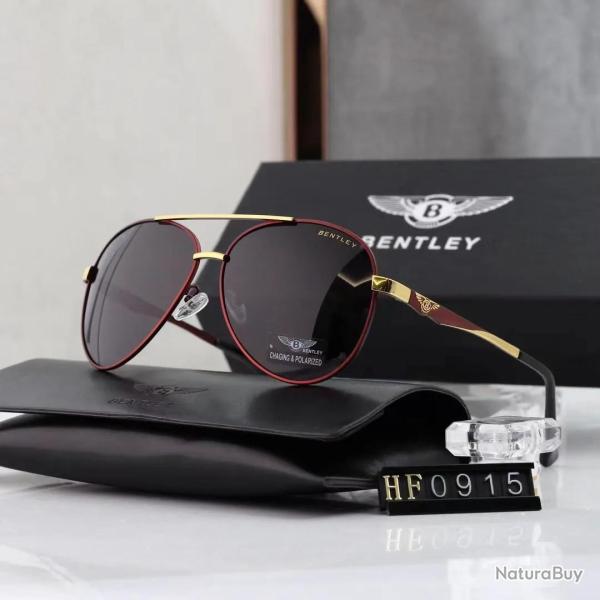 Lunettes de Soleil de Luxe BENTLEY UV400 Polarise, Modele: D