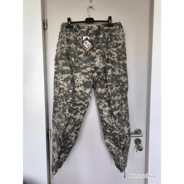 Pantalon gore tex gen iii lebel 6 medium regular original us army acu camo camouflage
