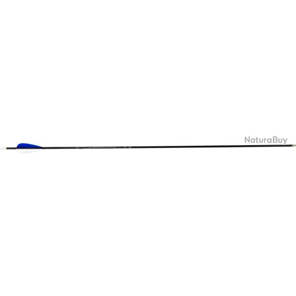 Fl�che Avalon Tyro 4.2 Trad Carbone Plumes Naturelles 1500 28" 50 gr Encoche Blanche Bleu/Blanc/Blan