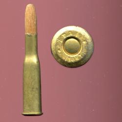 8 x 56 R Kropatchek Portugal - &agrave; blanc balle bois - marquage pr&eacute;coce : FA / * /  1887 / * /