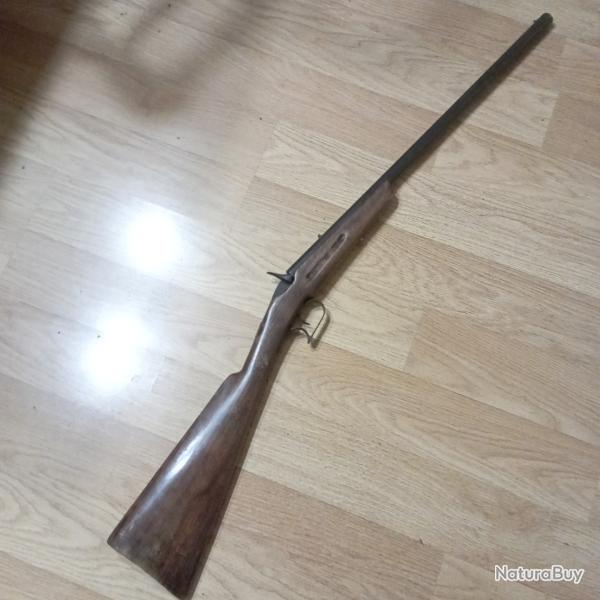 Belle carabine de jardin en 6mm avec rare canon lourd ray�